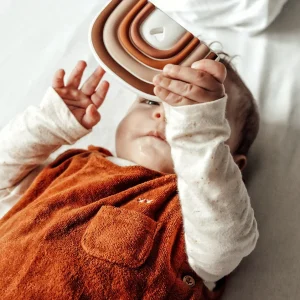 Lytse Boef Siliconen bijtspeeltje | Regenboog bruin