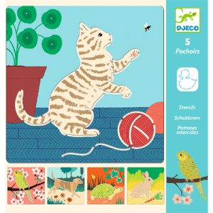 Djeco | Tekensjablonen Huisdieren