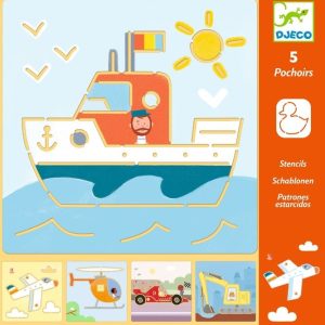 Djeco | Tekensjablonen Voertuigen